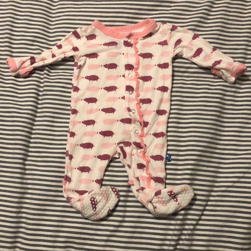 Kickee pants pig print